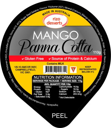 Panna Cotta Mango