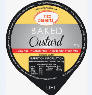 Baked Custard