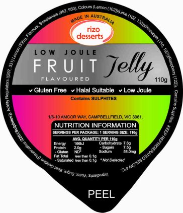 Low Joule Jelly Raspberry