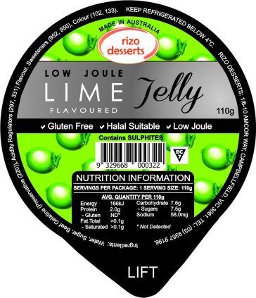 Low Joule Jelly Lime