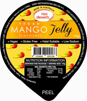 Sugar Mango Vegan Jelly